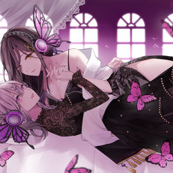 This is a pixiv picture whose title is magnet.