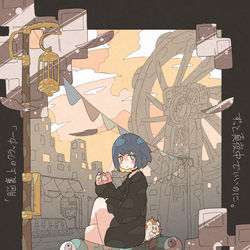 This is a pixiv picture whose title is 脳裏上のクラッカー/ずっと真夜中でいいのに。.