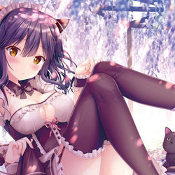This is a pixiv picture whose title is 優乃メイド.