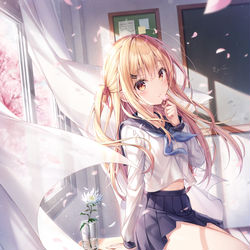 This is a pixiv picture whose title is 春の亡霊.