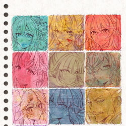 This is a pixiv picture whose title is air sketch book.