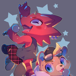 This is a pixiv picture whose title is Chameleon Talk.