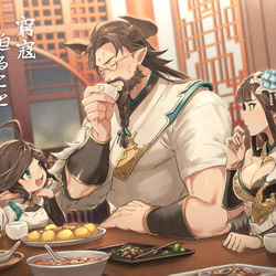 This is a pixiv picture whose title is 金亀換酒.
