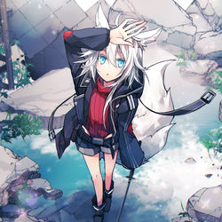 This is a pixiv picture whose title is 雨上がり.