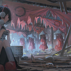 This is a pixiv picture whose title is 無題.