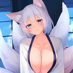 This is a pixiv picture whose title is 加賀.