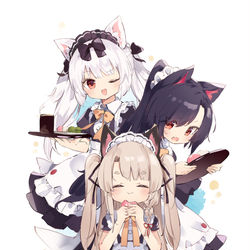 This is a pixiv picture whose title is いつもの3人.
