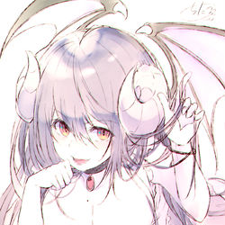 This is a pixiv picture whose title is あくま.