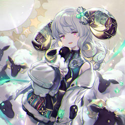 This is a pixiv picture whose title is おひつじ座.