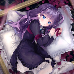 This is a pixiv picture whose title is 赤いリボンのあの子.