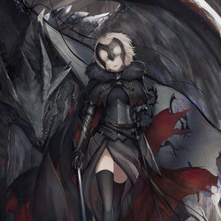 This is a pixiv picture whose title is ジャンヌオルタ.