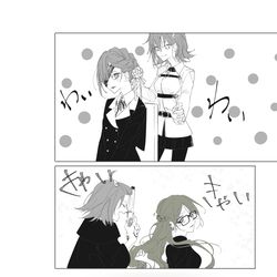 This is a pixiv picture whose title is ヘアアレンジが得意なぐだ子とAチーム.