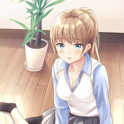 This is a pixiv picture whose title is 「かまってよ！」.