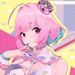 This is a pixiv picture whose title is 夢見りあむ.