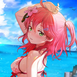 This is a pixiv picture whose title is さくらみこ.