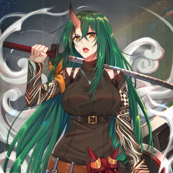 This is a pixiv picture whose title is 星熊.
