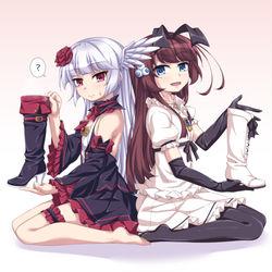 This is a pixiv picture whose title is レインとシルクの戯れ？.