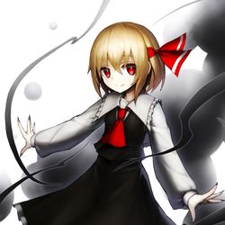 This is a pixiv picture whose title is シンプルにルーミア！.