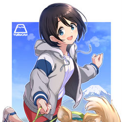 This is a pixiv picture whose title is えな＆ちくわ.