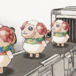 This is a pixiv picture whose title is 需要が高すぎて生産が追いつかないちゃちゃまる.