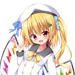 This is a pixiv picture whose title is 制服フランちゃん.