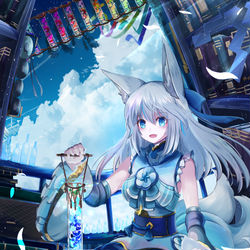 This is a pixiv picture whose title is 花々を詰め.
