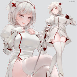 This is a pixiv picture whose title is 献血してください♥.