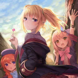 This is a pixiv picture whose title is なかよし.