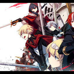 This is a pixiv picture whose title is 【PFLS】胸に抱いた炎は消えぬ.