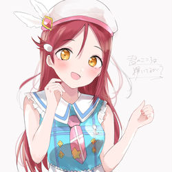 This is a pixiv picture whose title is 梨子ちゃん.