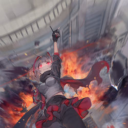 This is a pixiv picture whose title is 【W】任务执行.