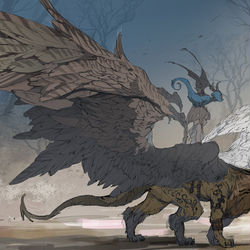 This is a pixiv picture whose title is 旅路.