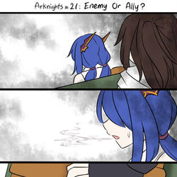 This is a pixiv picture whose title is Arknights#21.