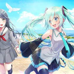 This is a pixiv picture whose title is プロジェクトミライ.