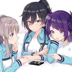 This is a pixiv picture whose title is 高校生組….