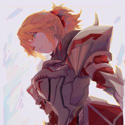 This is a pixiv picture whose title is モードレッド.