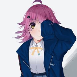 This is a pixiv picture whose title is 天王寺璃奈.