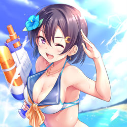 This is a pixiv picture whose title is 月.