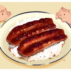 This is a pixiv picture whose title is かばやき.