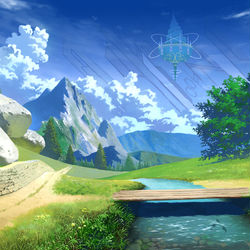 This is a pixiv picture whose title is ファンタジー草原.