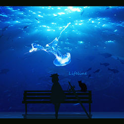 This is a pixiv picture whose title is 海.