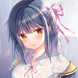 This is a pixiv picture whose title is 「急に会いたくなっちゃって……」.