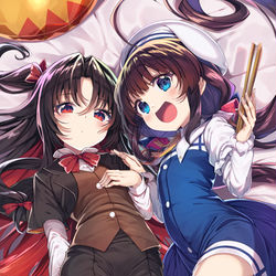 This is a pixiv picture whose title is Wあいちゃん.