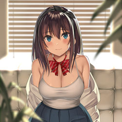 This is a pixiv picture whose title is 逆光.