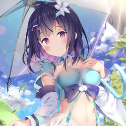 This is a pixiv picture whose title is 夏侯覇.