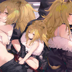 This is a pixiv picture whose title is 🦁.