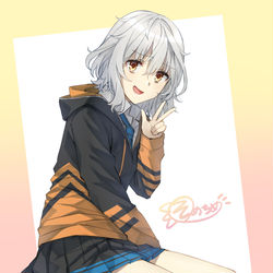 This is a pixiv picture whose title is わたしだ.