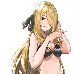 This is a pixiv picture whose title is 水着シロナさん(*'ω'*)！！.