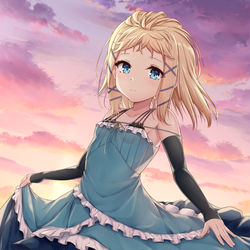 This is a pixiv picture whose title is 待ち続けと帰らぬもの.