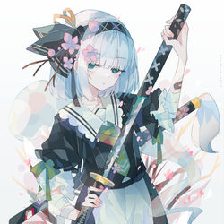 This is a pixiv picture whose title is 妖夢.
